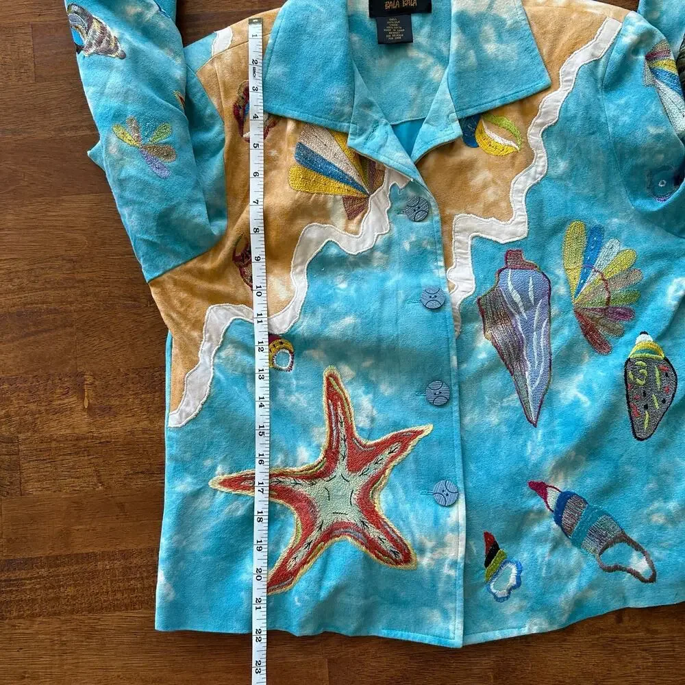Bala Bala Coastal Breeze Jacket—Beach Cottage Vibes, Silk Inner Lining​
